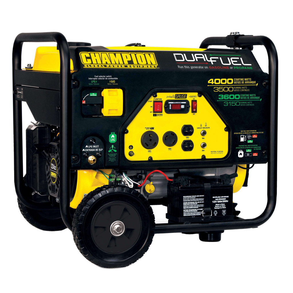Champion 100122 3500W/4000W Generator Dual Fuel Manufacturer RFB